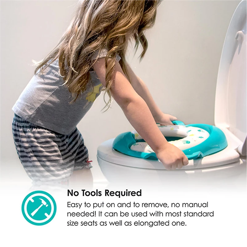 Poti Padded Toilet Seat Cover for Potty Training - Lime - OPEN BOX