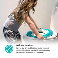 Poti Padded Toilet Seat Cover for Potty Training - Lime - OPEN BOX