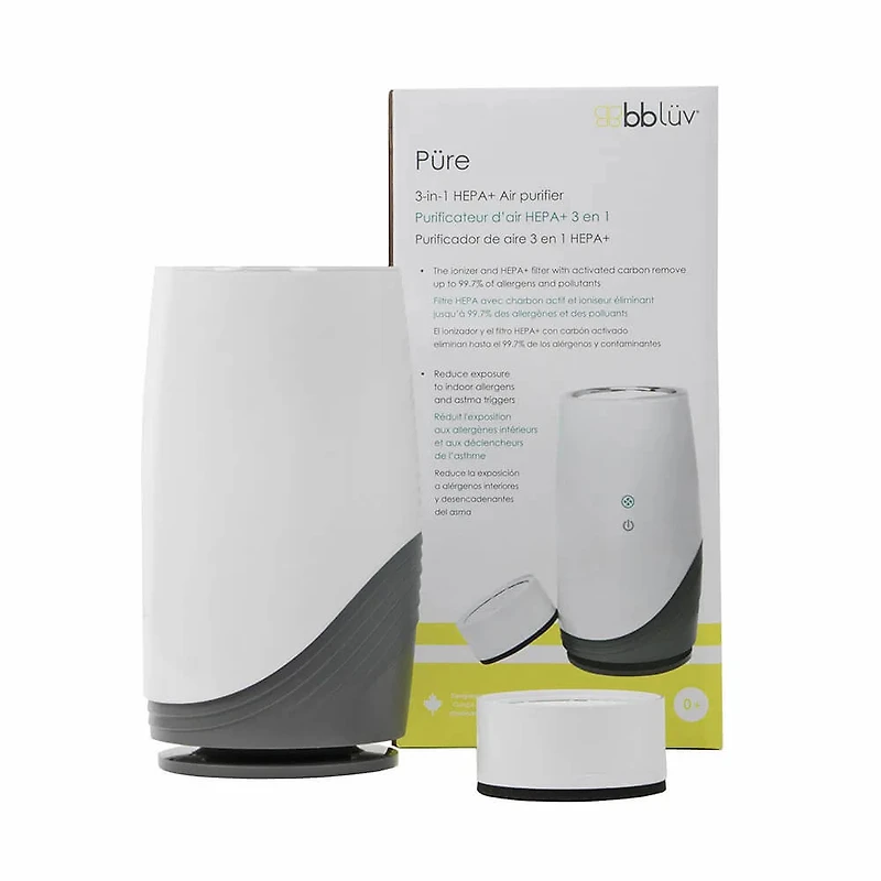 Pure 3-in-1 HEPA Air Purifier with Active Carbon Filtration