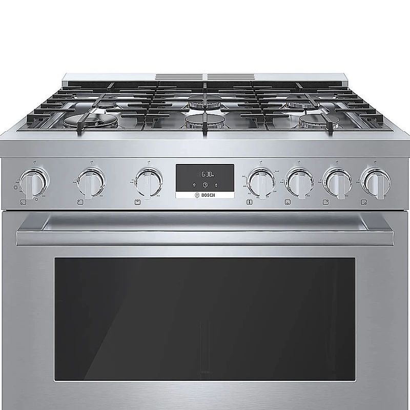 3.5 Cu. Ft. Stainless Freestanding Gas Convection Range