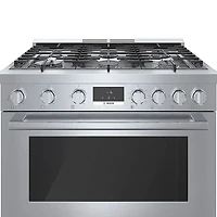 3.5 Cu. Ft. Stainless Freestanding Gas Convection Range