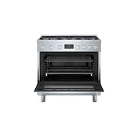 3.5 Cu. Ft. Stainless Freestanding Gas Convection Range