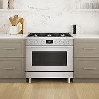 3.5 Cu. Ft. Stainless Freestanding Gas Convection Range