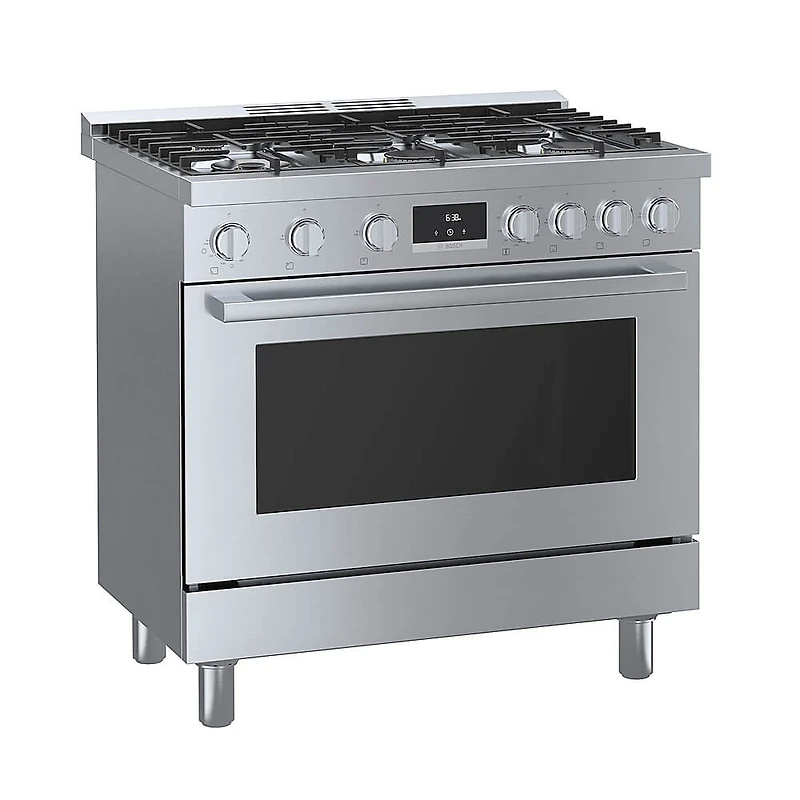 3.5 Cu. Ft. Stainless Freestanding Gas Convection Range