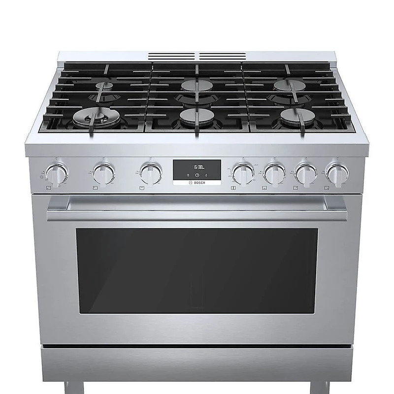 3.5 Cu. Ft. Stainless Freestanding Gas Convection Range