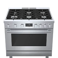 3.5 Cu. Ft. Stainless Freestanding Gas Convection Range