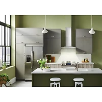 30 inch Convertible Low Profile Pyramidal Chimney Range Hood