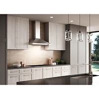 Elite 36 inch Stainless Pyramidal Chimney Range Hood