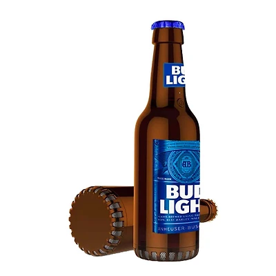 Wireless Bluetooth Bottle Speaker - BudLight Blue