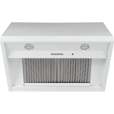 30 inch Matte White Commercial Hood