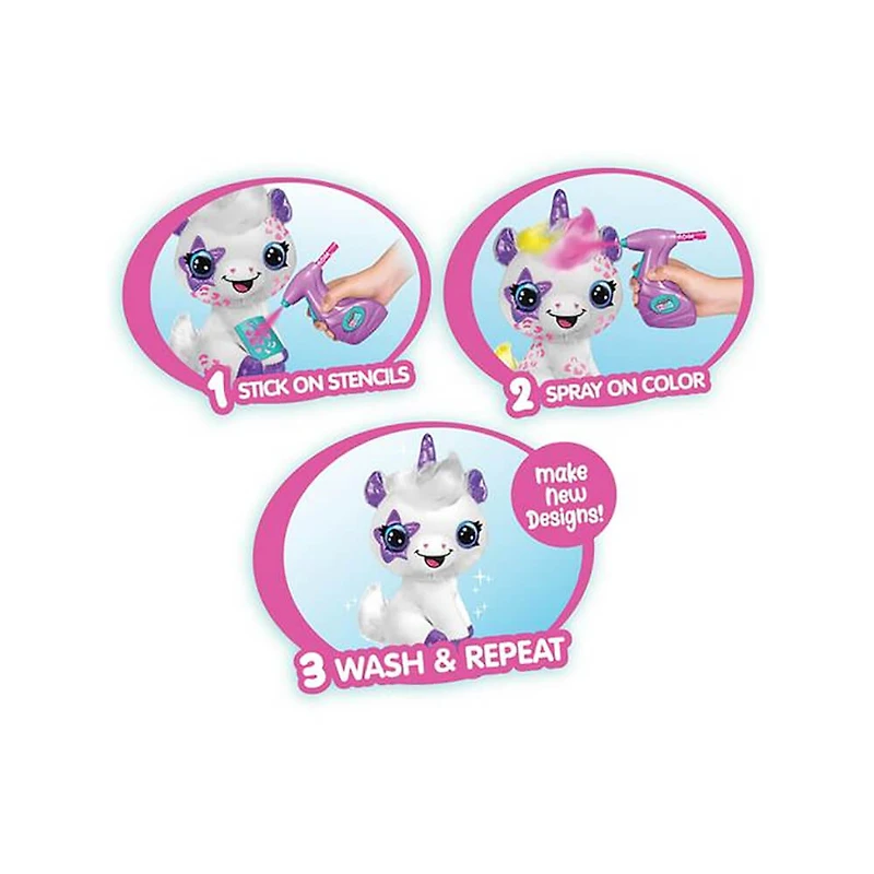 Style 4 Ever Airbrush Plush Unicorn