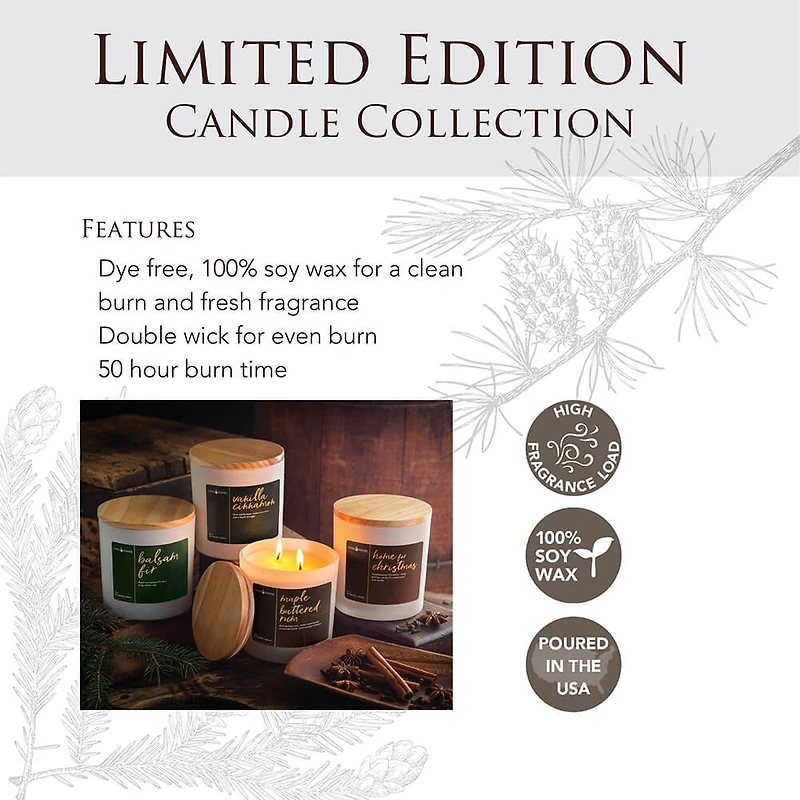 Balsam Fir Limited Edition Holiday Candle - OPEN BOX