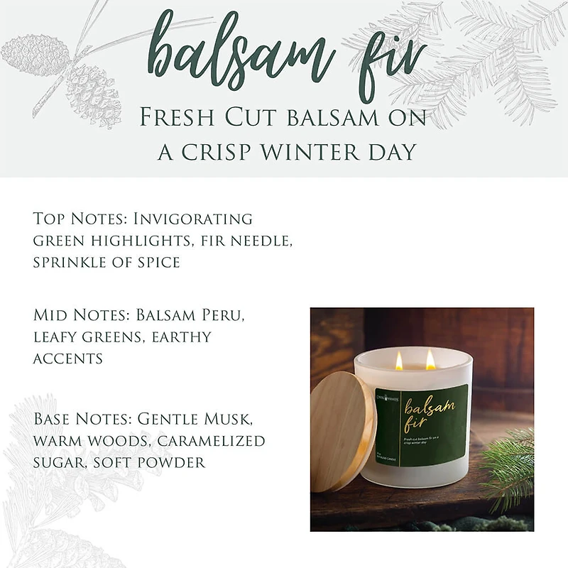 Balsam Fir Limited Edition Holiday Candle - OPEN BOX