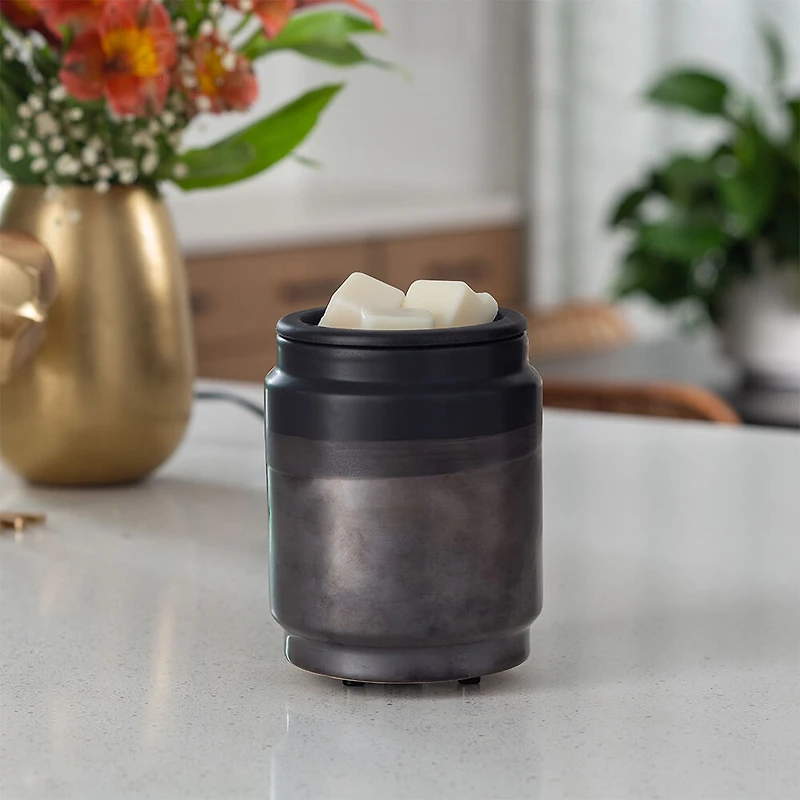 Black Dipped Flip Dish Wax Warmer - OPEN BOX