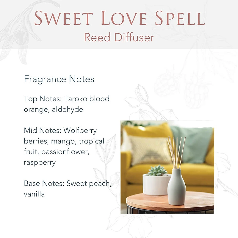 Sweet Love Spell Reed Diffuser