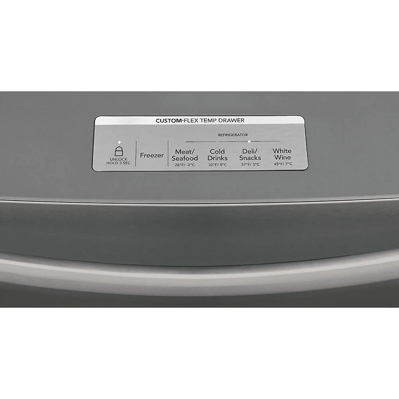 22 Cu. Ft. Stainless Counter-Depth French Door Refrigerator