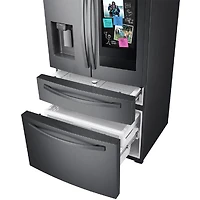 27.7 Cu. Ft. Black Stainless French Door Smart Refrigerator - OPEN BOX