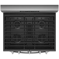 5.8 Cu.Ft. Stainless Freestanding Gas Range