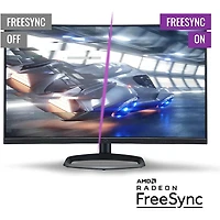 27 inch Full HD 1920 x 1080 Height Adjustable Curved Gaming Monitor - OPEN BOX
