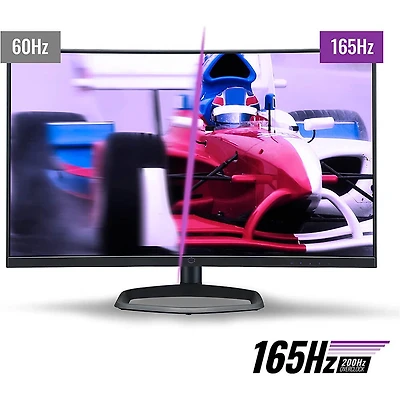 27 inch Full HD 1920 x 1080 Height Adjustable Curved Gaming Monitor - OPEN BOX