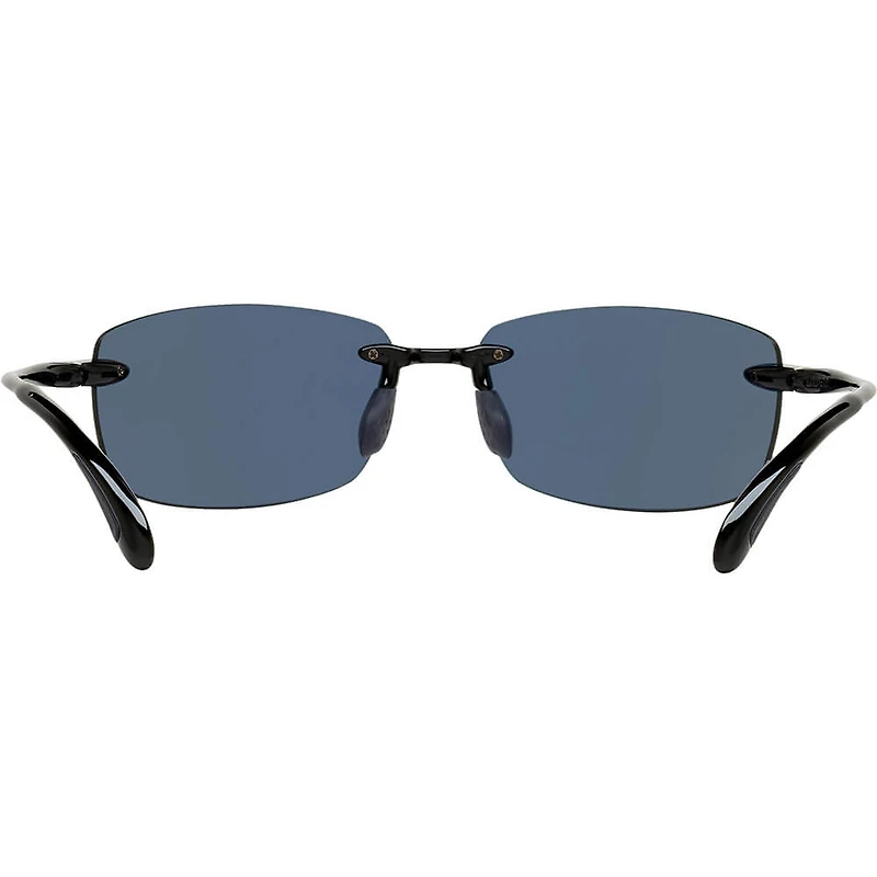 Ballast Shiny Black/Blue Mirror Polarized Mens Sunglasses