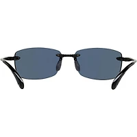 Ballast Shiny Black/Blue Mirror Polarized Mens Sunglasses