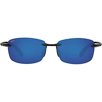 Ballast Shiny Black/Blue Mirror Polarized Mens Sunglasses