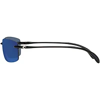 Ballast Shiny Black/Blue Mirror Polarized Mens Sunglasses