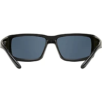 Fantail Blackout/Blue Mirror Polarized Mens Sunglasses