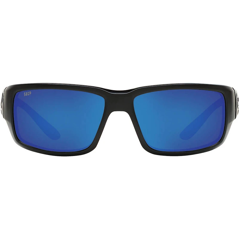 Fantail Blackout/Blue Mirror Polarized Mens Sunglasses