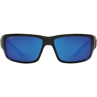 Fantail Blackout/Blue Mirror Polarized Mens Sunglasses