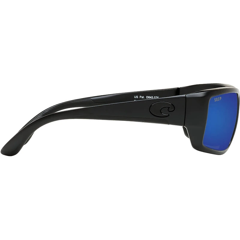 Fantail Blackout/Blue Mirror Polarized Mens Sunglasses