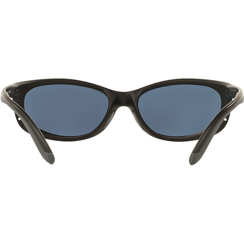 Fathom Matte Black/Blue Mirror Polarized Mens Sunglasses