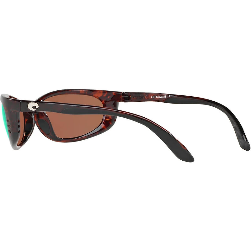 Fathom Tortoise/Green Mirror Polarized Mens Sunglasses