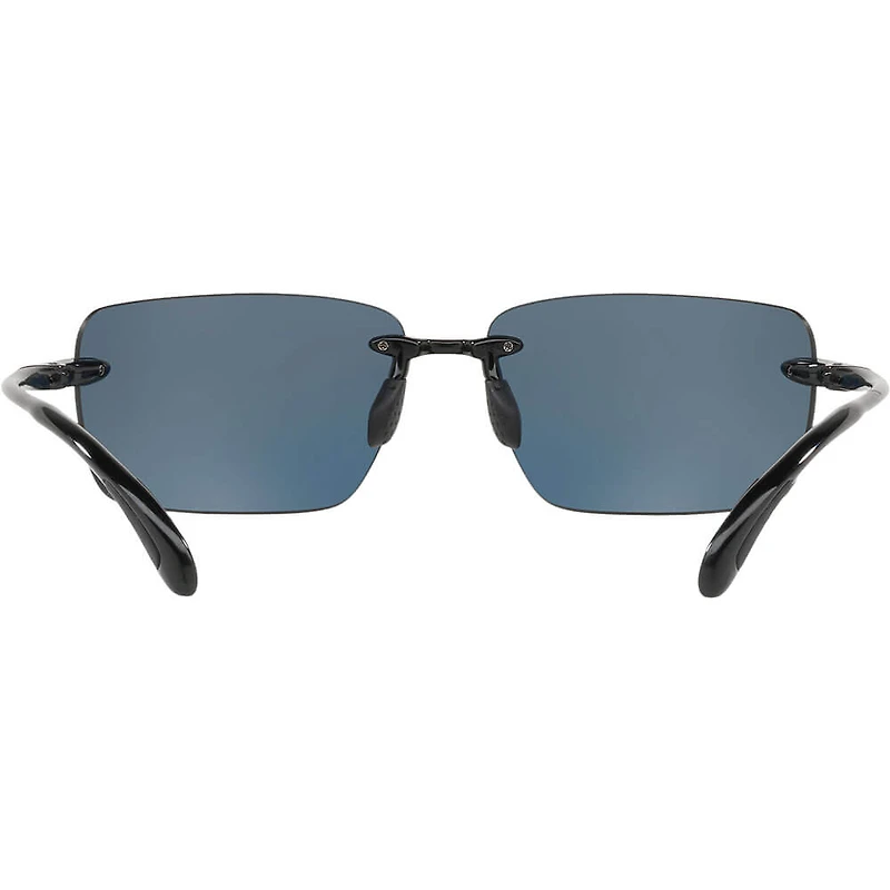 Gulf Shore Shiny Black/Grey Polarized Mens Sunglasses