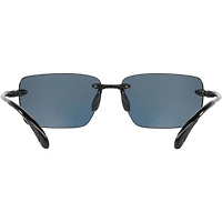 Gulf Shore Shiny Black/Grey Polarized Mens Sunglasses