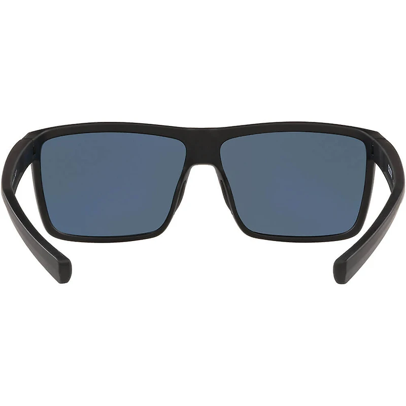 Rinconcito Matte Black/Blue Mirror Polarized Mens Sunglasses