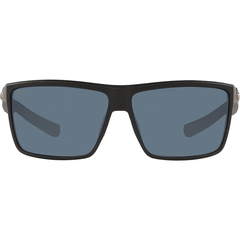 Rinconcito Matte Black/Grey Polarized Mens Sunglasses