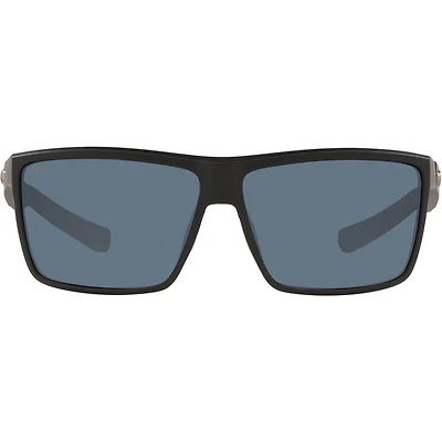 Rinconcito Matte Black/Grey Polarized Mens Sunglasses