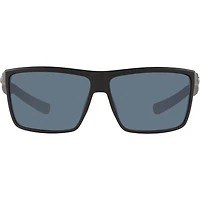 Rinconcito Matte Black/Grey Polarized Mens Sunglasses