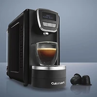 1-Cup Espresso Defined Black Espresso Machine - Open Box