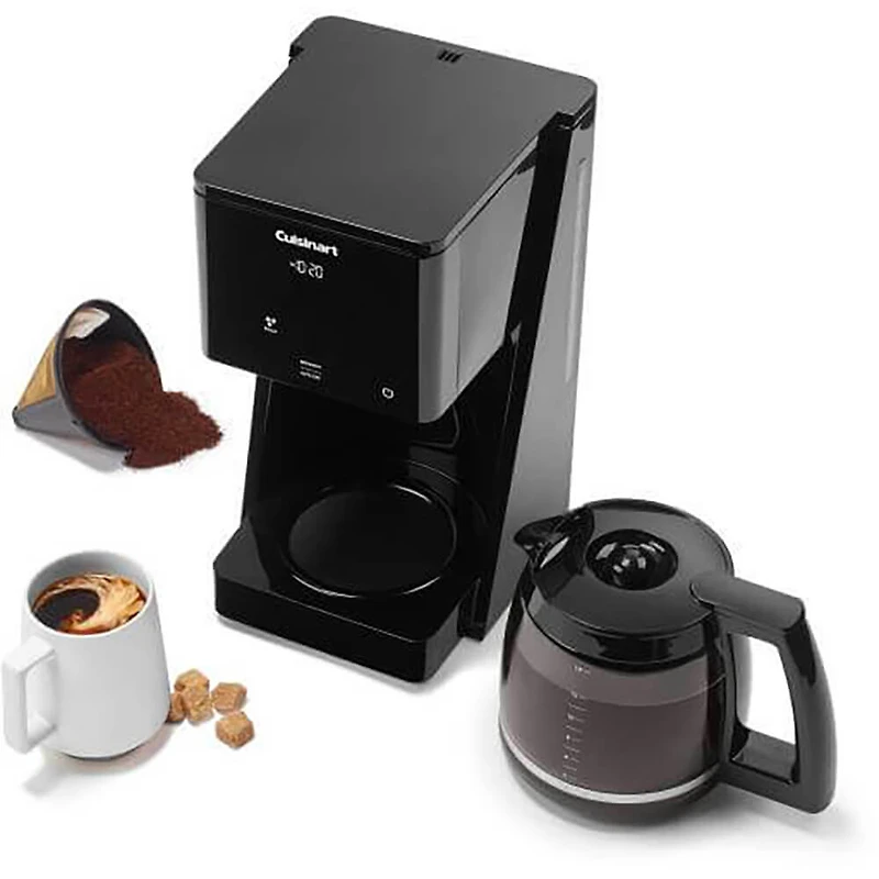 14-Cup Touchscreen Programmable Coffeemaker - Black