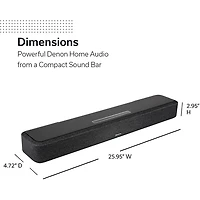Home Sound Bar 550 with Dolby Atmos, Alexa, and HEOS Built-In