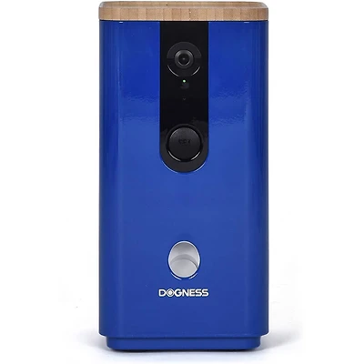 Pet Treat Dispenser with Camera - Blue