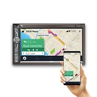 6.9 inch Touchscreen Double-Din Headunit w/ Bluetooth, UBS and Mirror Link
