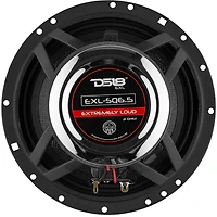 EXL 6.5 inch 2-Way Coaxial Speaker with Fiber Glass Cone 400 Watts 3-Ohm (Pair)