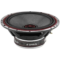 EXL 6.5 inch 2-Way Coaxial Speaker with Fiber Glass Cone 400 Watts 3-Ohm (Pair)