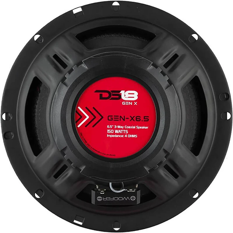 GEN-X 6.5 inch 3-Way Coaxial Speakers 150 Watts 4-Ohm (Pair) - OPEN BOX