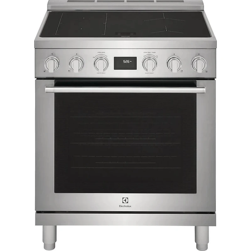 30 inch Stainless Induction Freestanding Range