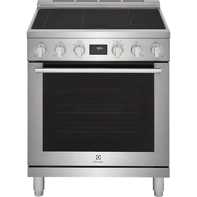 30 inch Stainless Induction Freestanding Range